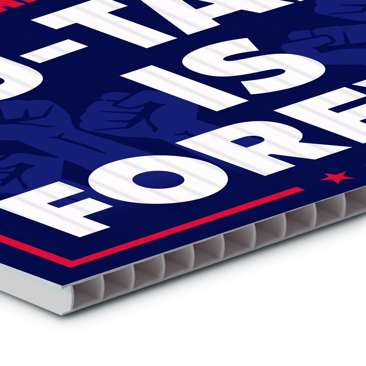 16"x12" Double Sided Funny Political Yard Signs with Stakes, Presidents are Temporary, Wu-Tang is Forever Yard Sign, Funny Presidential Yard Signs 2024 (Design 1)