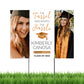 Personalized Graduation Yard Sign with Metal Stakes Class of 2023