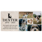 Personalized Pet Memorial with Keepsake Photo on Limestone - 12”x 6”x1.25”