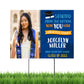 Personalized Graduation Yard Sign with Metal Stakes Class of 2023